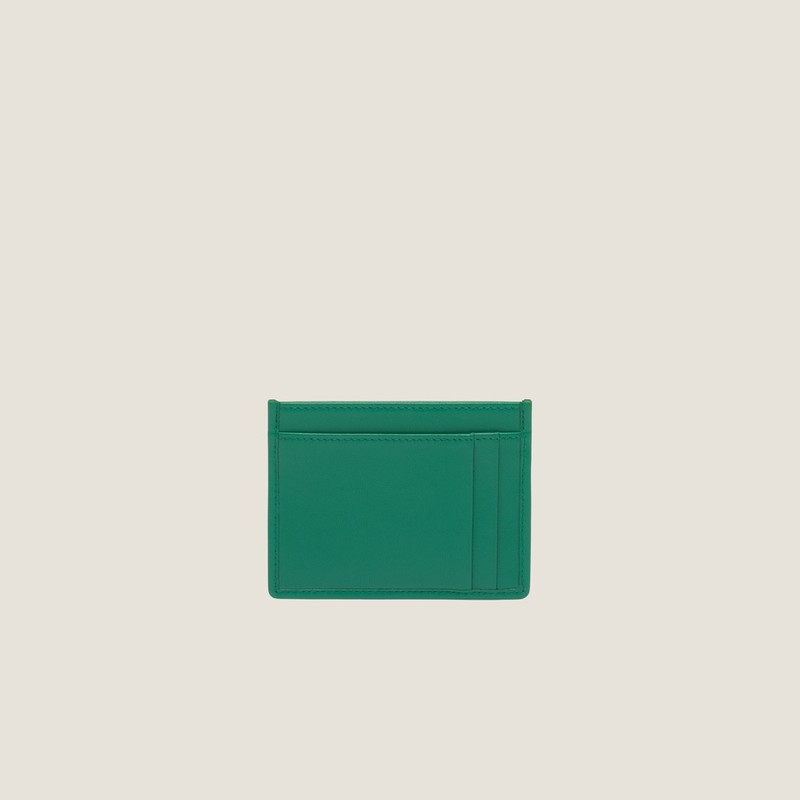 Miu Miu Matelassé nappa leather card holder outlook