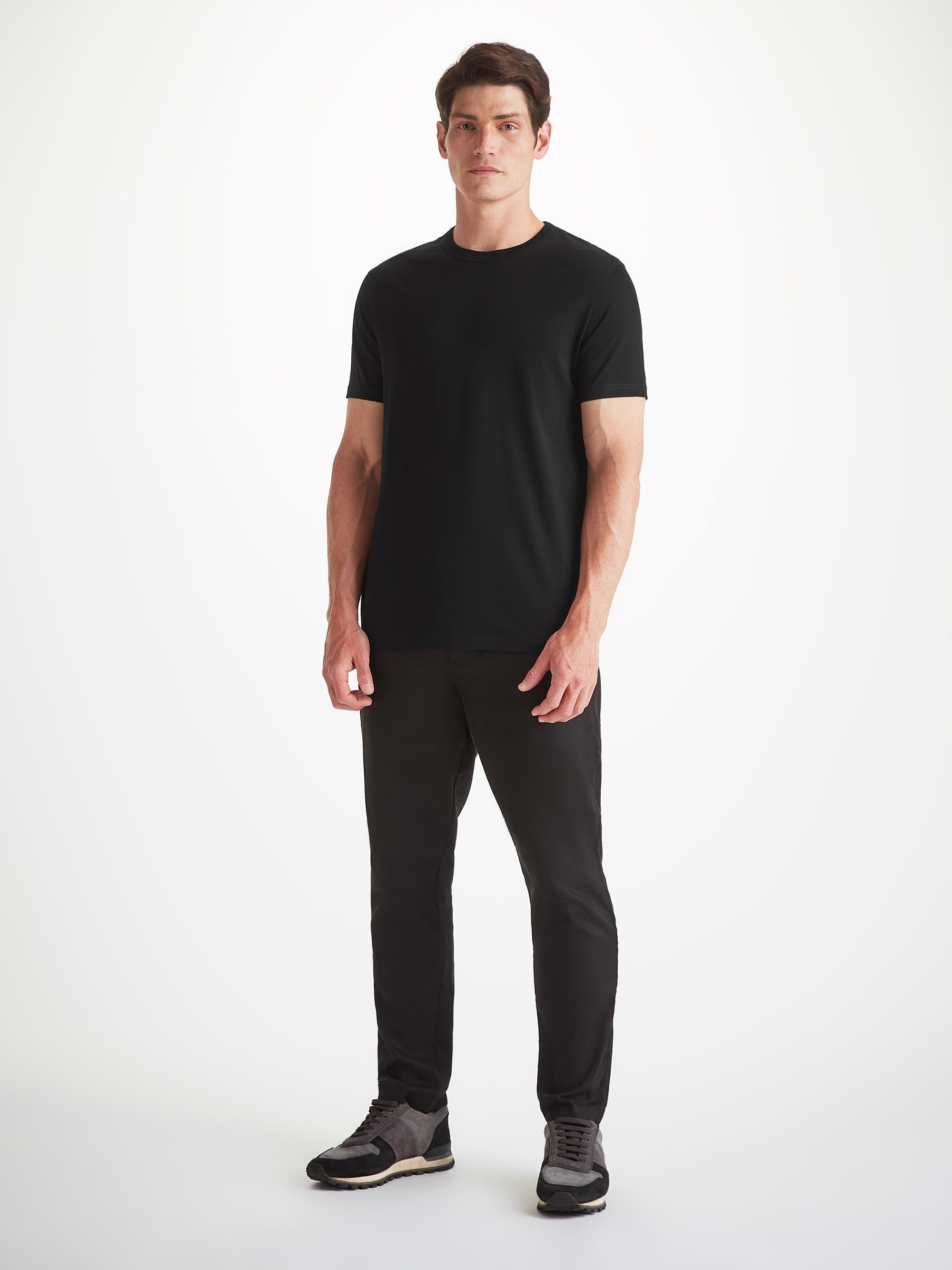Men's T-Shirt Barny Pima Cotton Black - 3