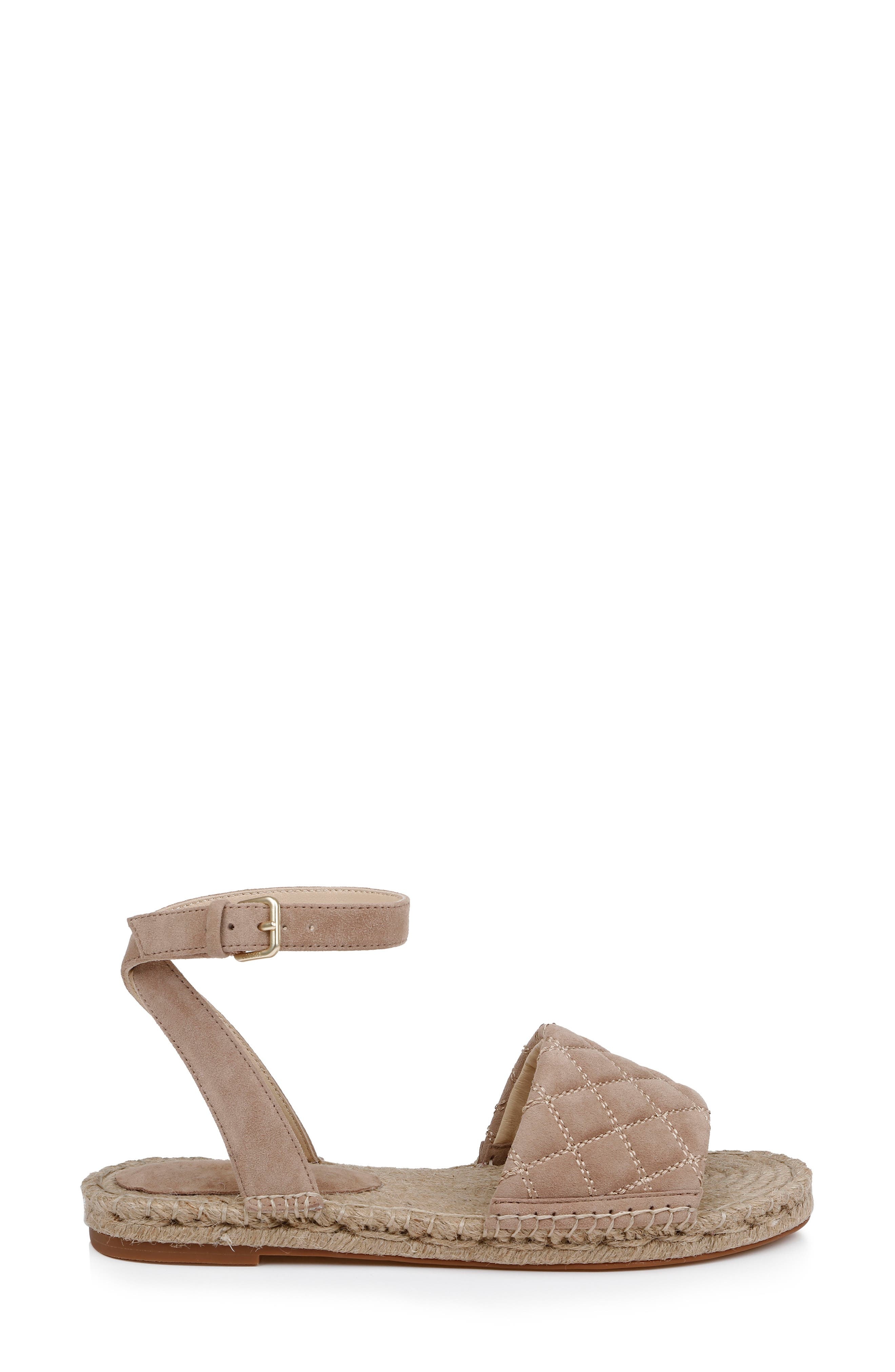L'AGENCE Grece Ankle Strap Espadrille Sandal in Cappuccino Suede at Nordstrom - 3