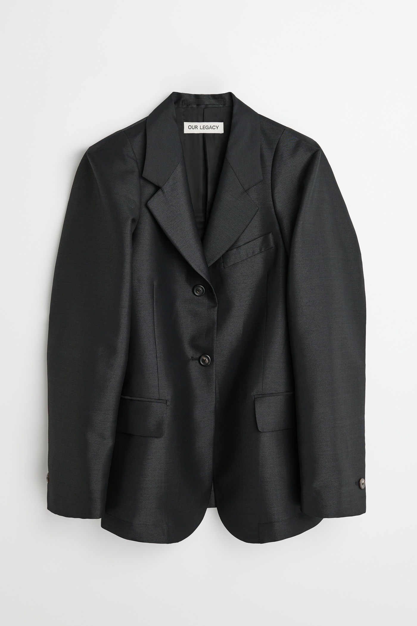 Dart Blazer Black Mnemonic Wool - 1