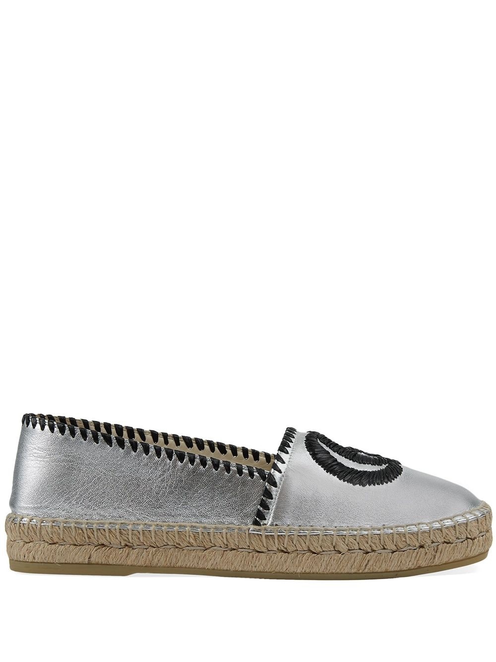 embroidered GG espadrilles - 1