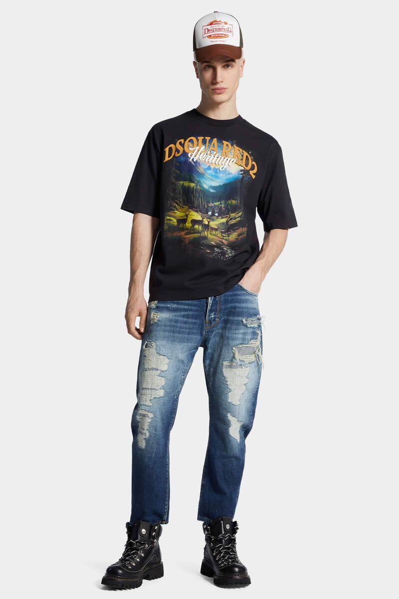 MEDIUM FRADED WASH BRO JEANS - 3