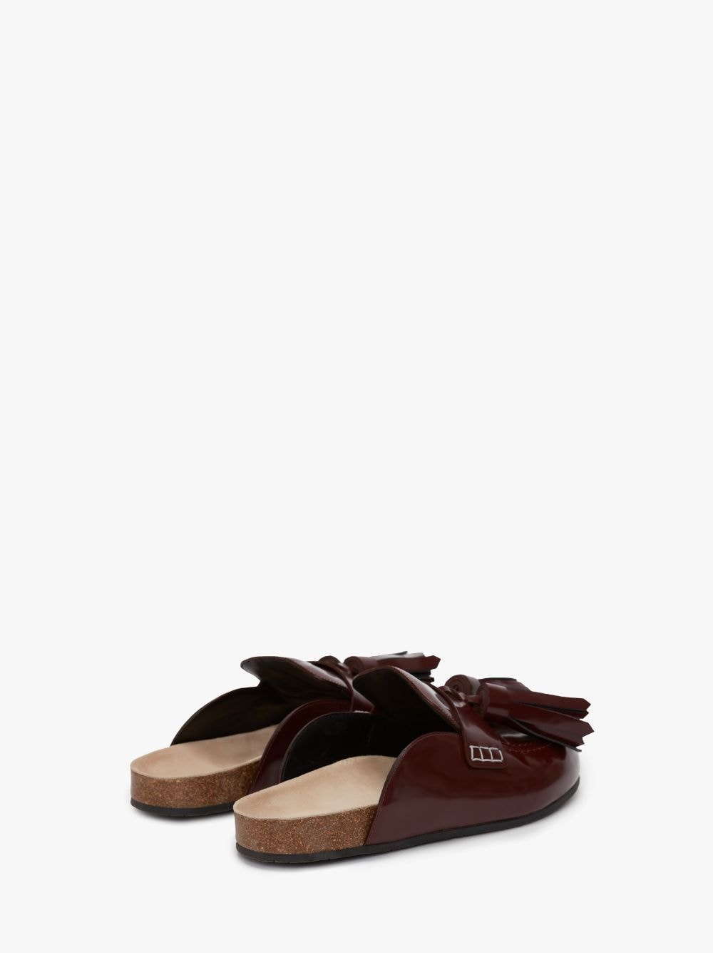 TASSEL LOAFER LEATHER MULES - 3