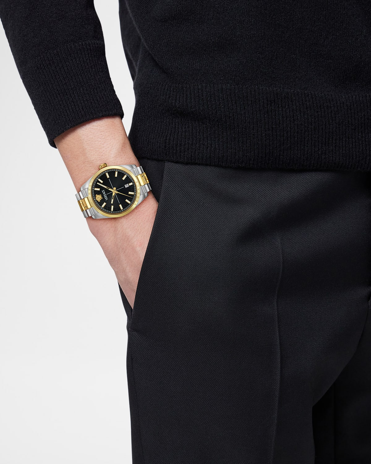 Men's Millenyium 40MM Two Tone Bracelet Watch - 2
