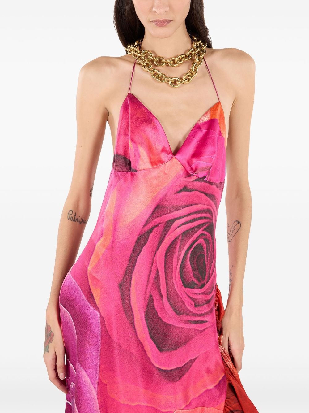 floral-print maxi dress - 5