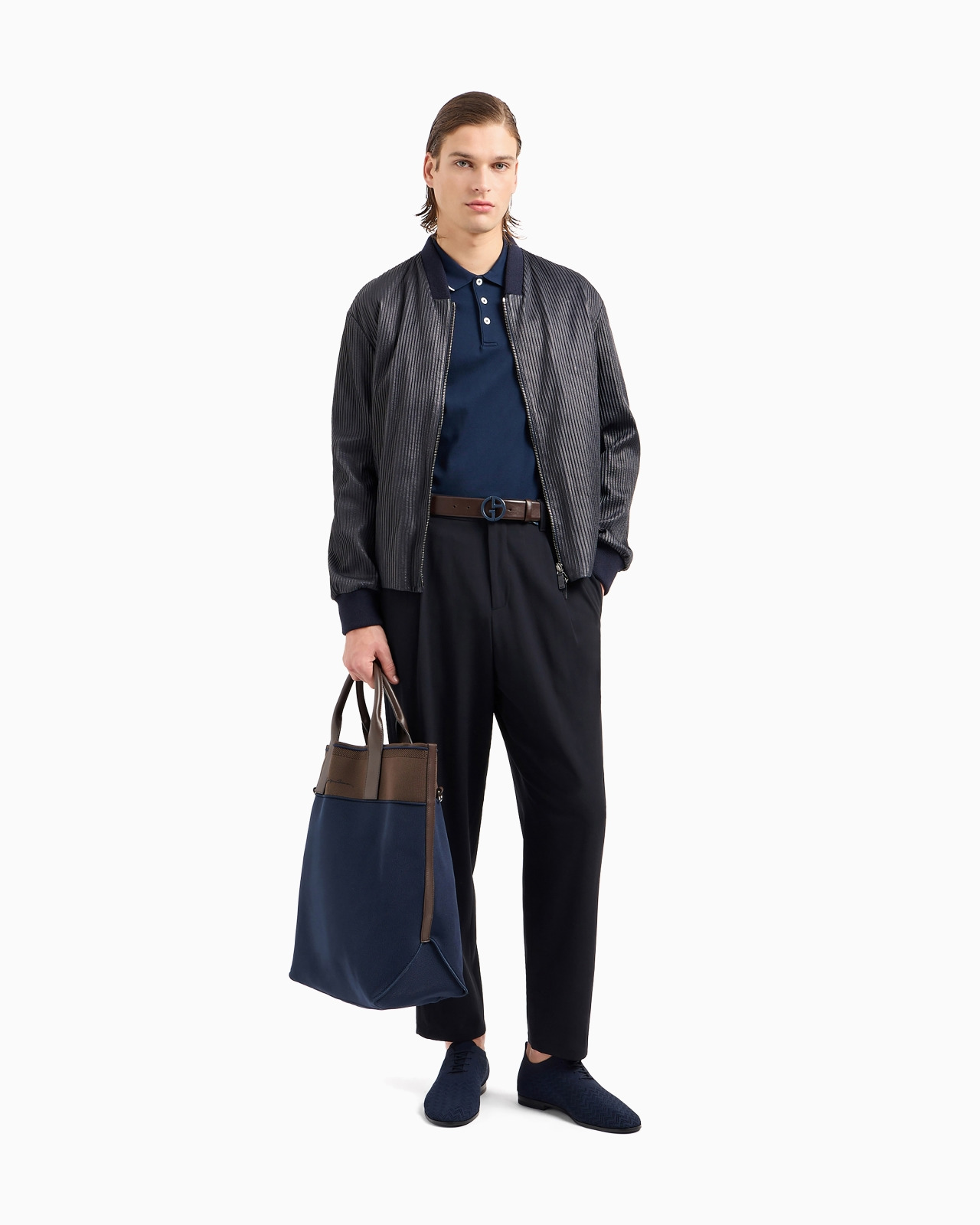 Piqué polo shirt in lisle cotton yarn - 2