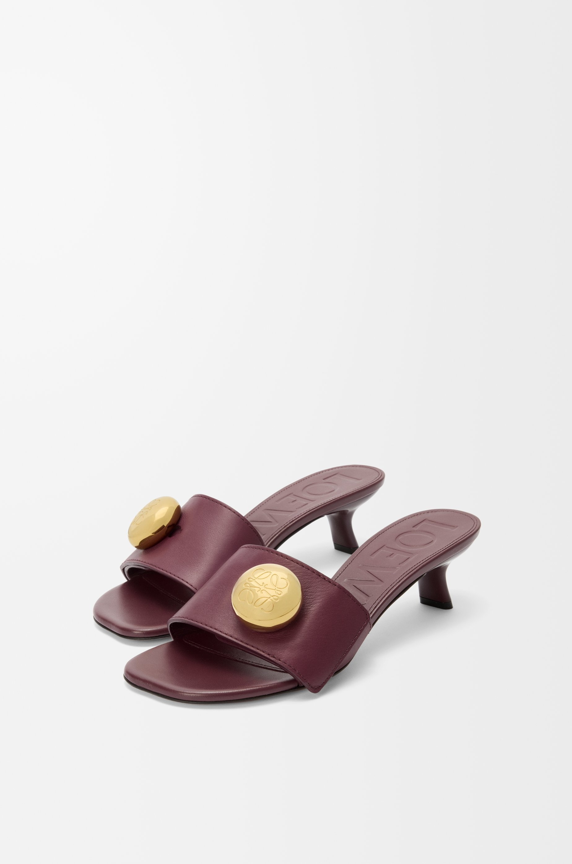 Pebble slide in soft calfskin - 3