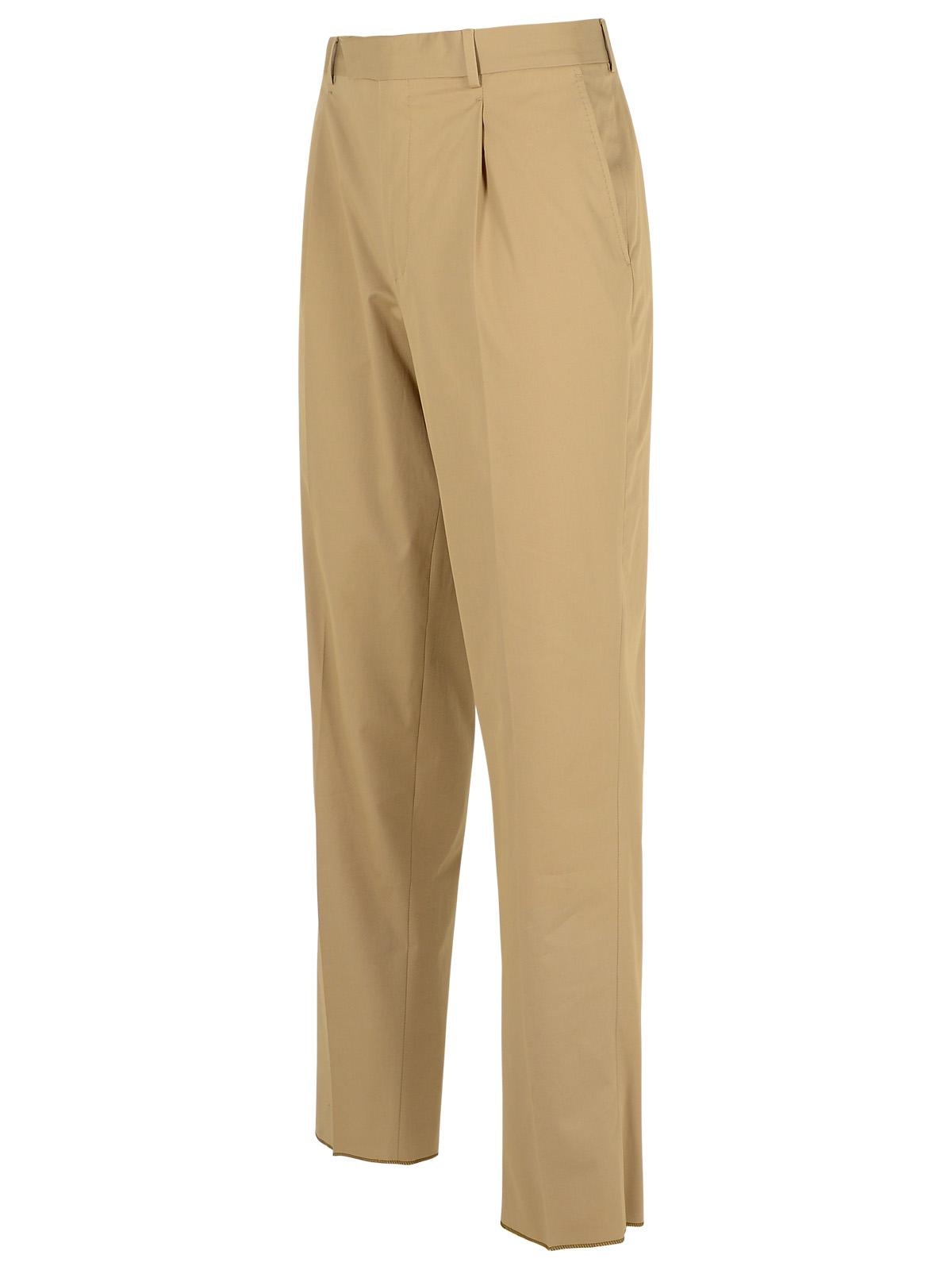 Zegna Premium' Beige Cotton Pants Men - 2