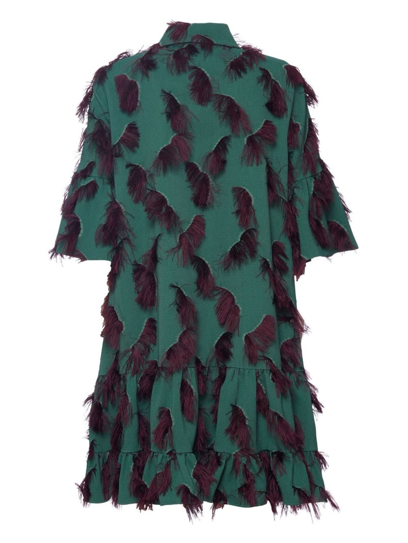 Choux fringe-detail minidress 4