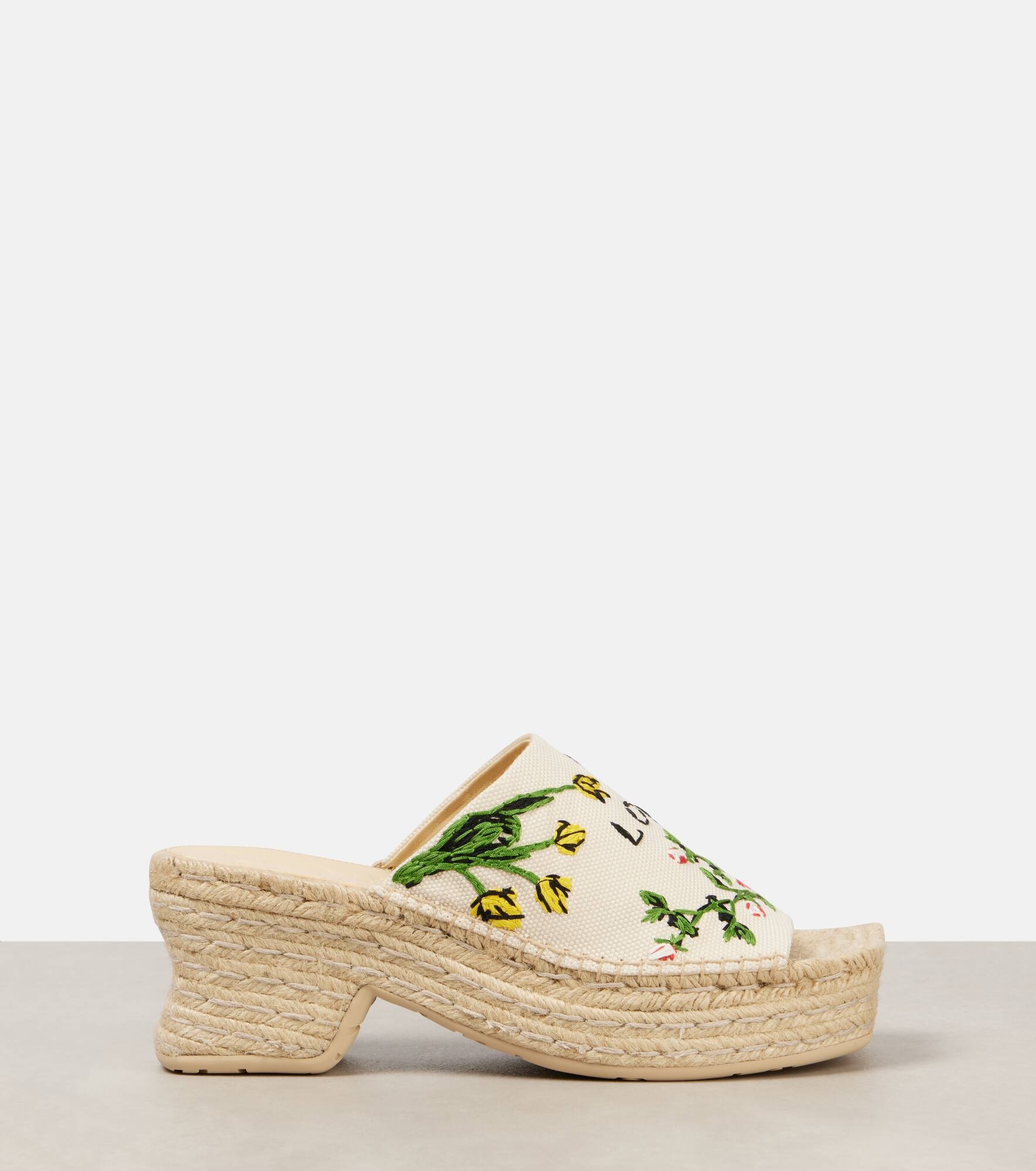 Paula's Ibiza Petal 80 platform mules - 4