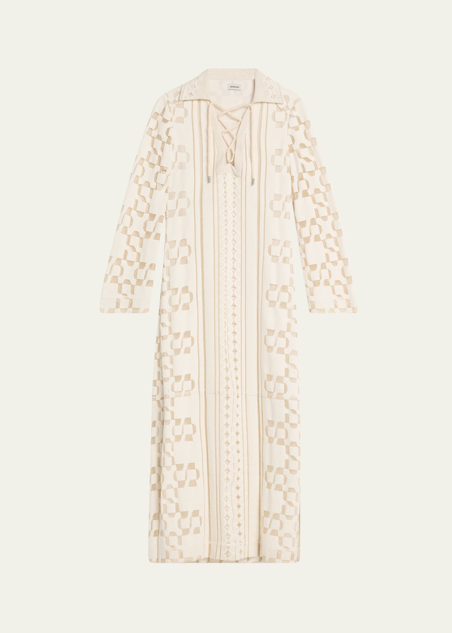 Wiliama Lace-Up Maxi Dress - 1