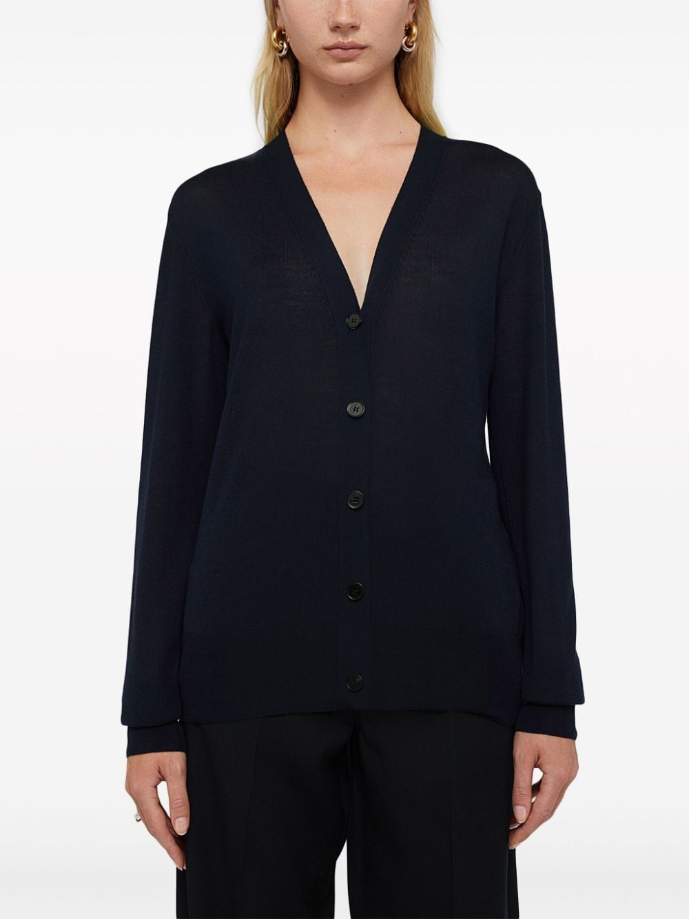 V-neck cashmere cardigan - 2
