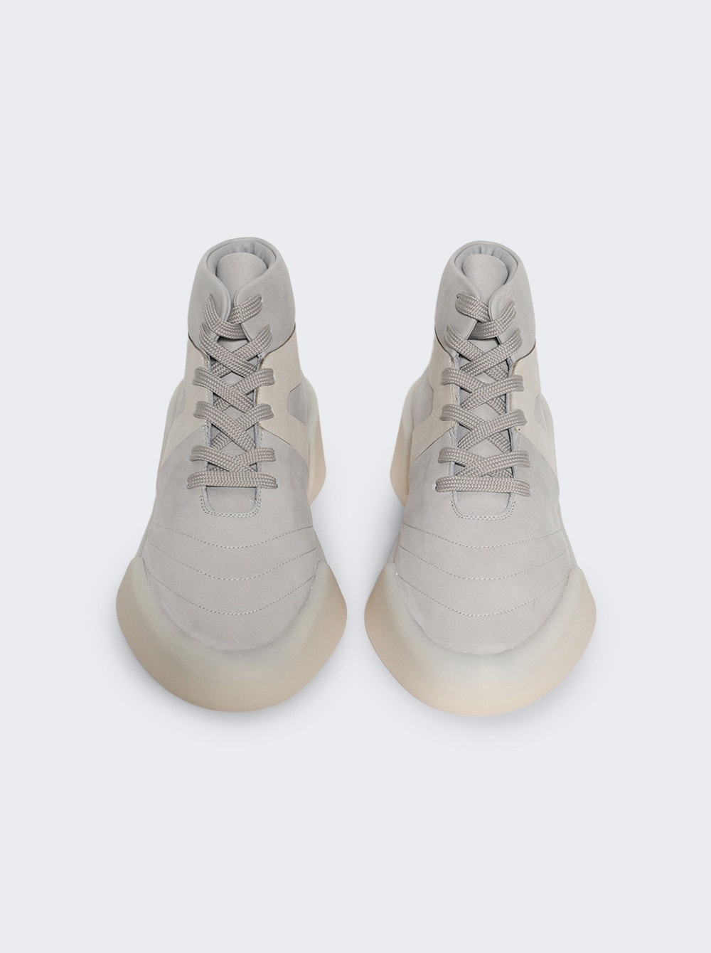 Basketball Sneakers Light Grey And Off White - 3