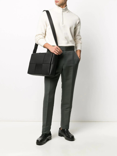 Bottega Veneta Intrecciato crossbody bag outlook