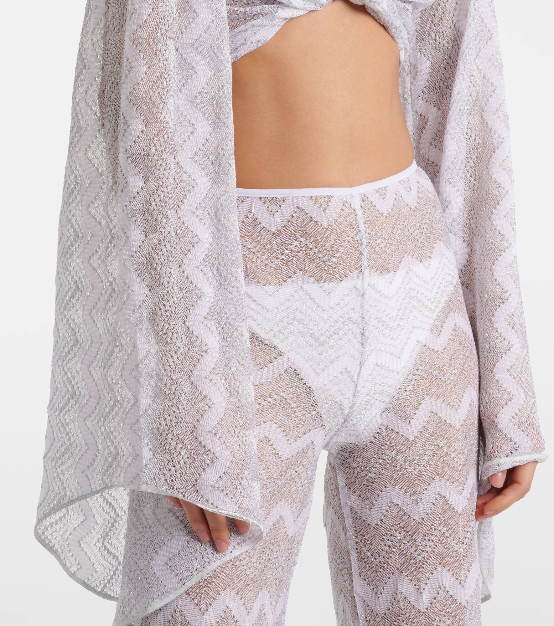 Zig Zag cropped blouse - 5