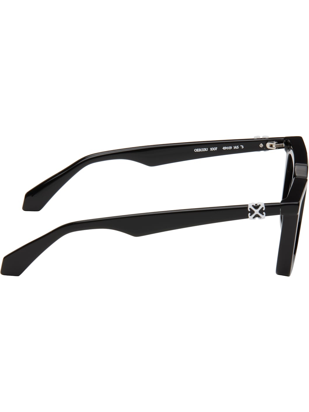 【送料&関税込】Off-White Dalton Sunglasses - Unisex Off-White Black Dalton Sunglasses | REVERSIBLE