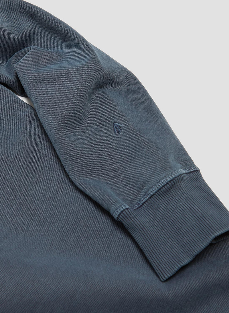 Embroidered Arrow Crew in Navy 7