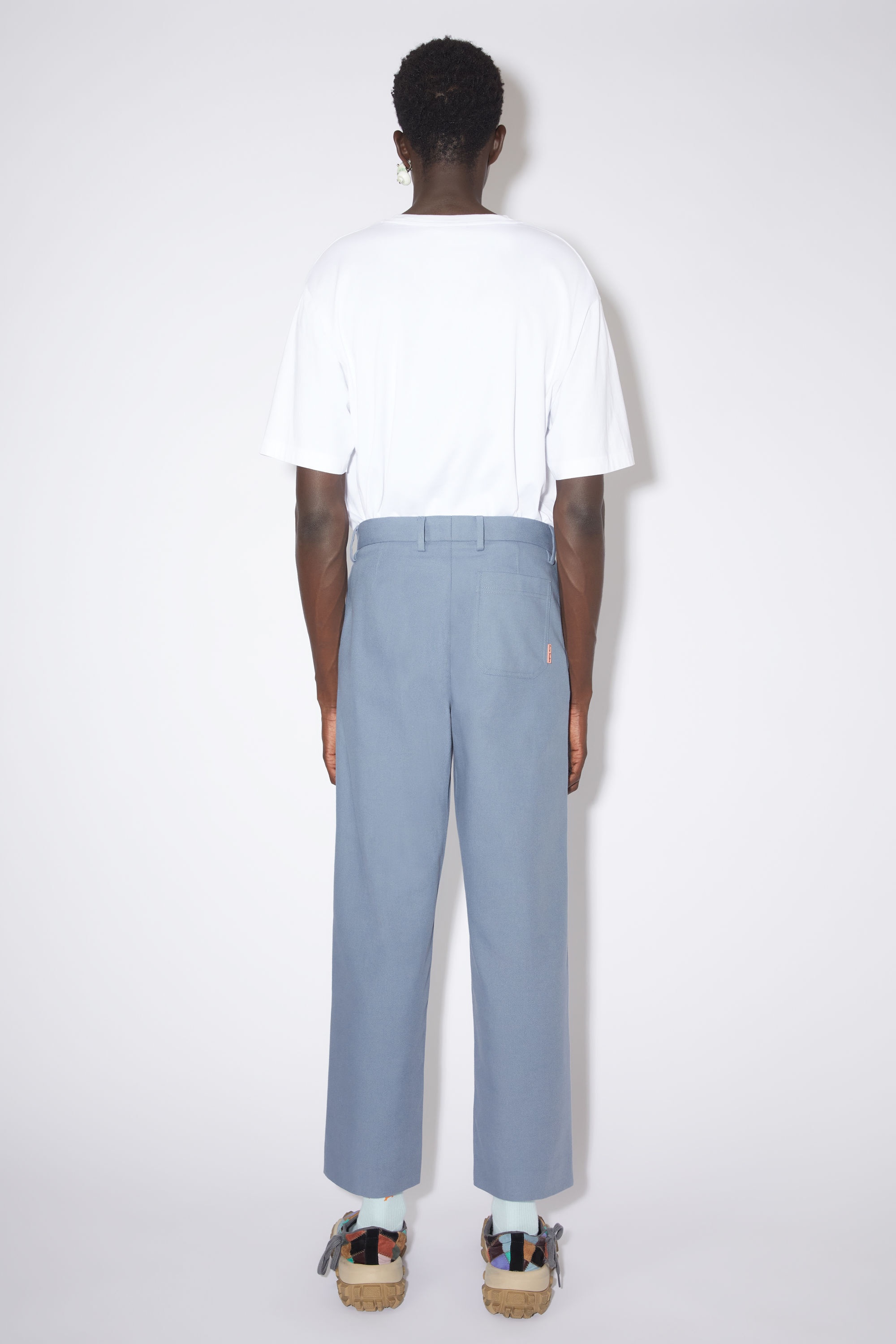 Regular fit trousers - Faded indigo - 3