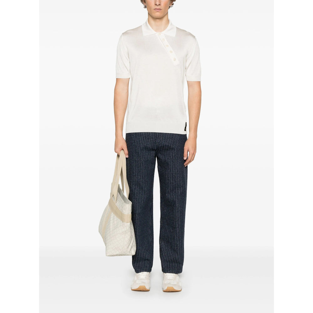 Fendi Neutrals Polo Shirts Men - 4
