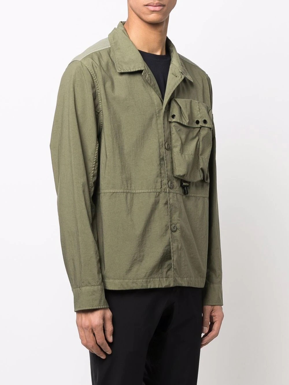 long-sleeved cargo shirt - 3