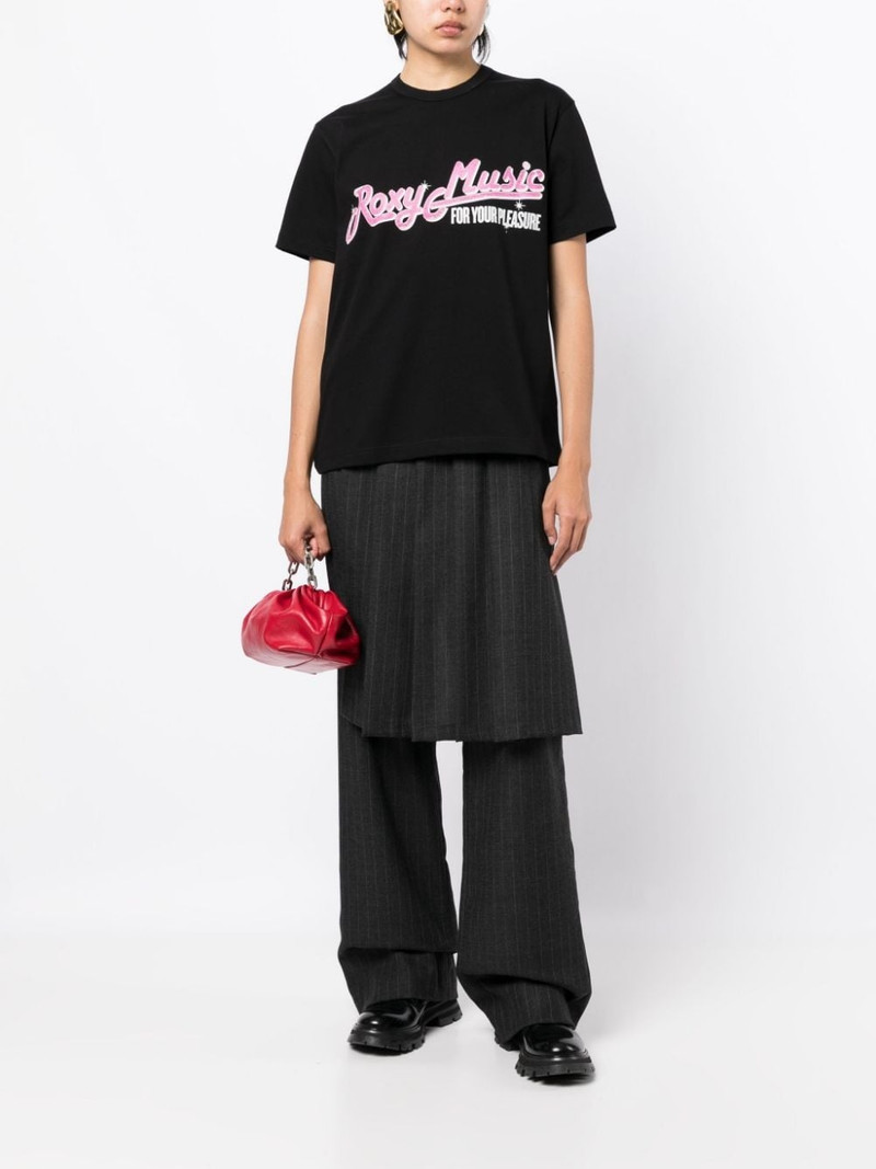 Junya Watanabe slogan-print cotton T-shirt outlook