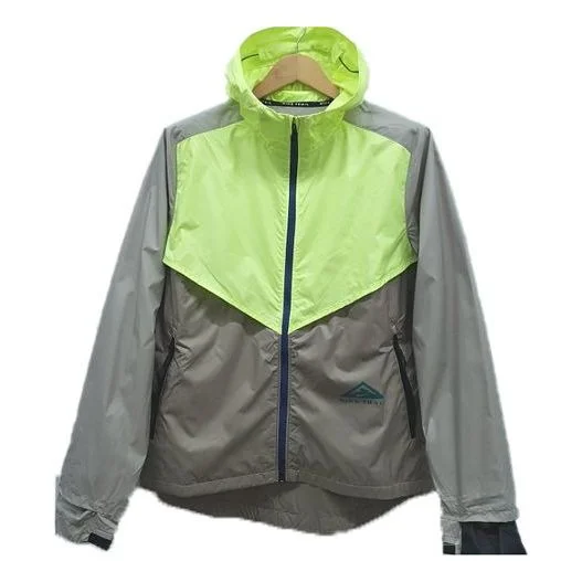 Men's Nike Colorblock Zipper Hooded Running Jacket Colorblock CZ9055-736 - 1