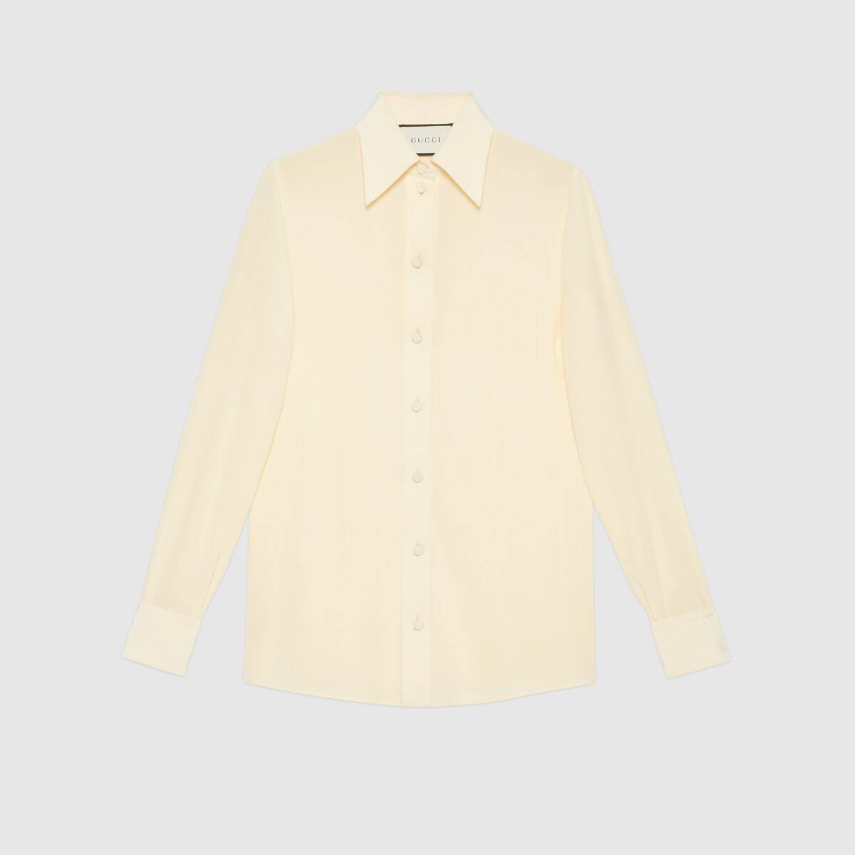 Crêpe de Chine silk shirt - 1