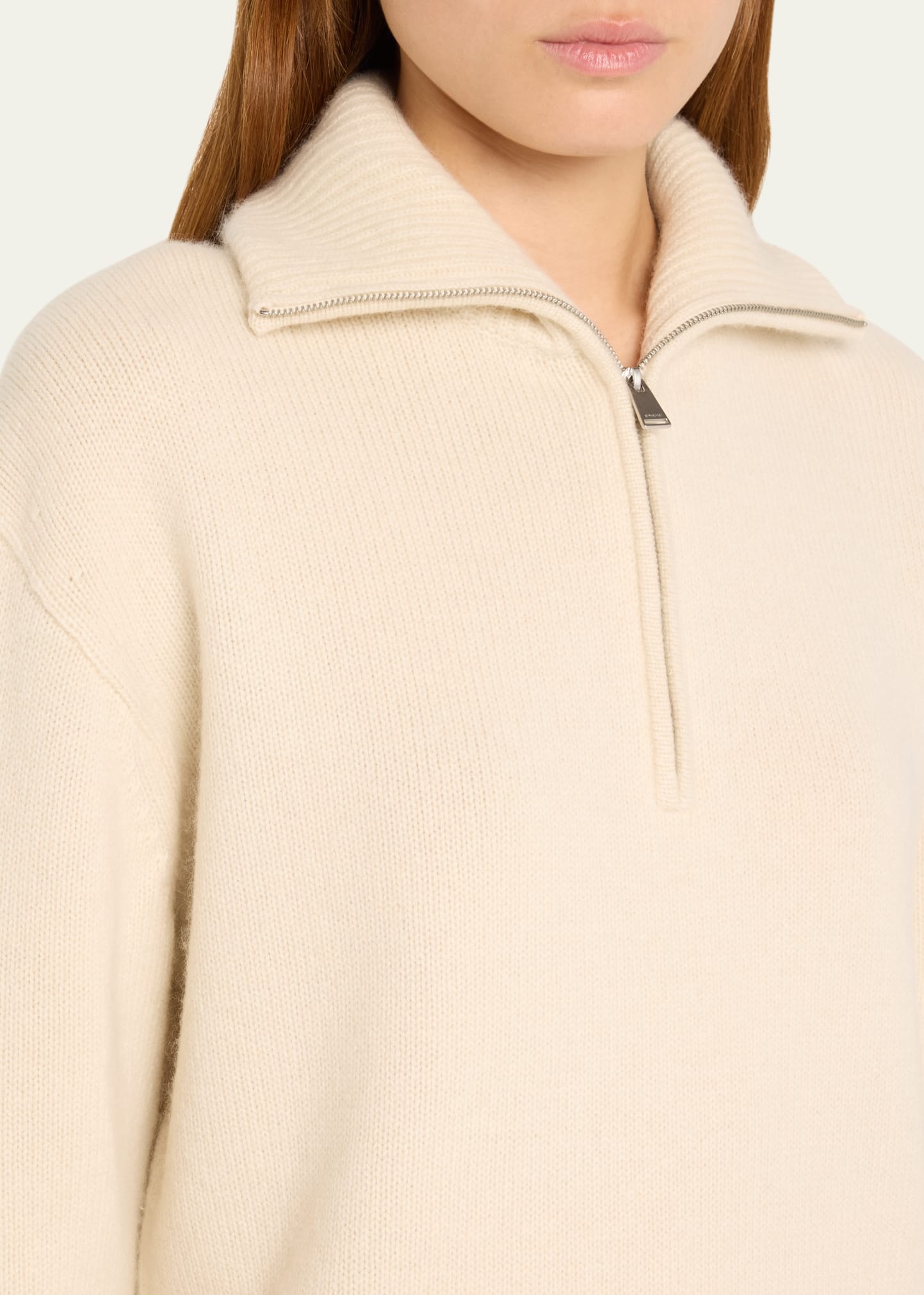 Andes Cashmere Henley Pullover Sweater - 5