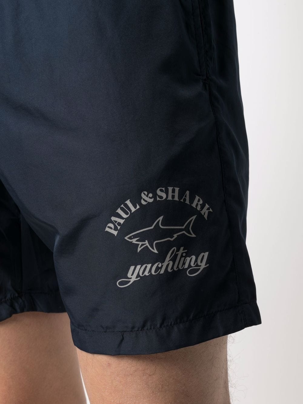 logo-print swim shorts - 5
