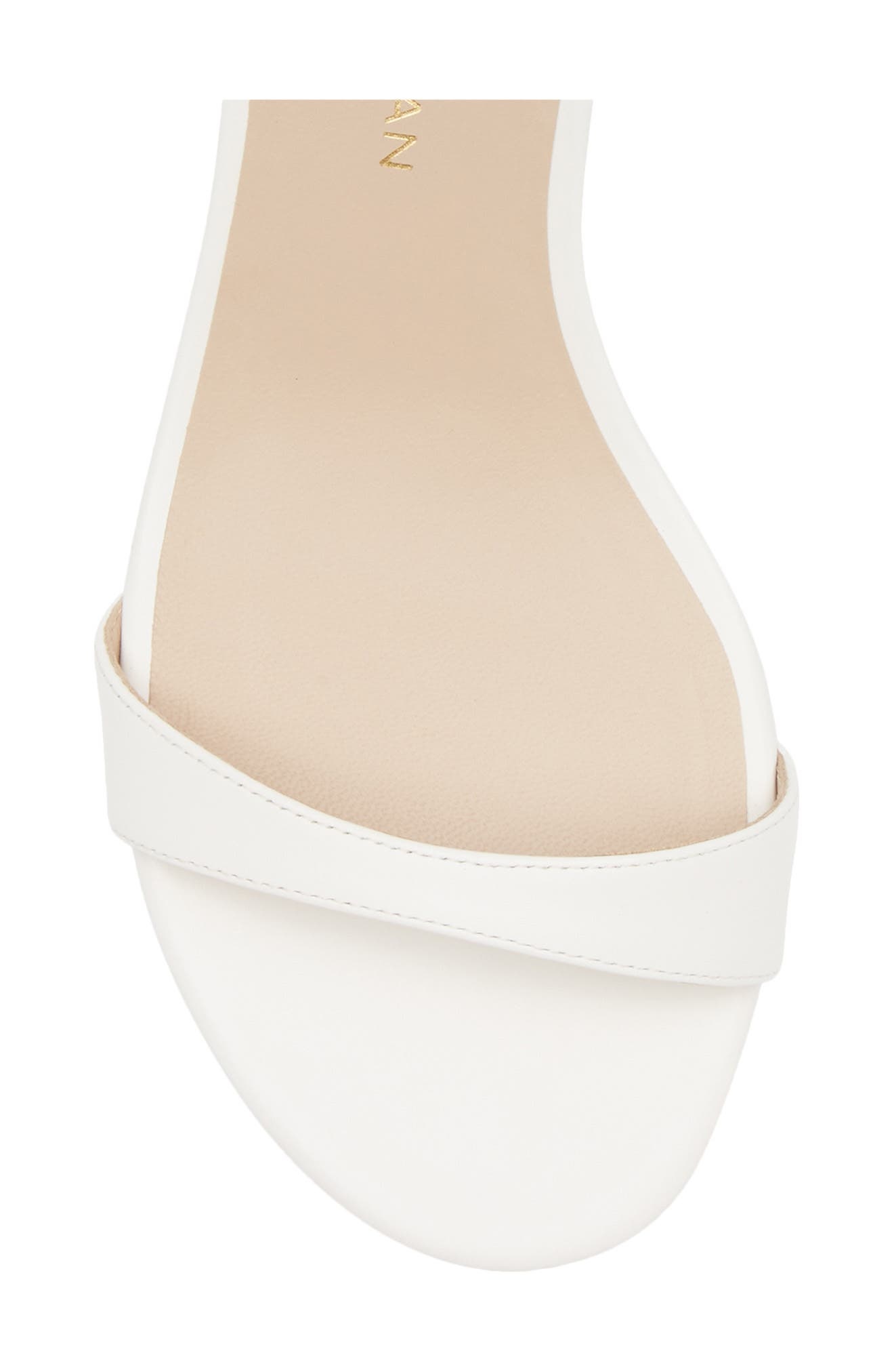 Stuart Weitzman Nudist Wrap Sandal in Cream at Nordstrom - 5
