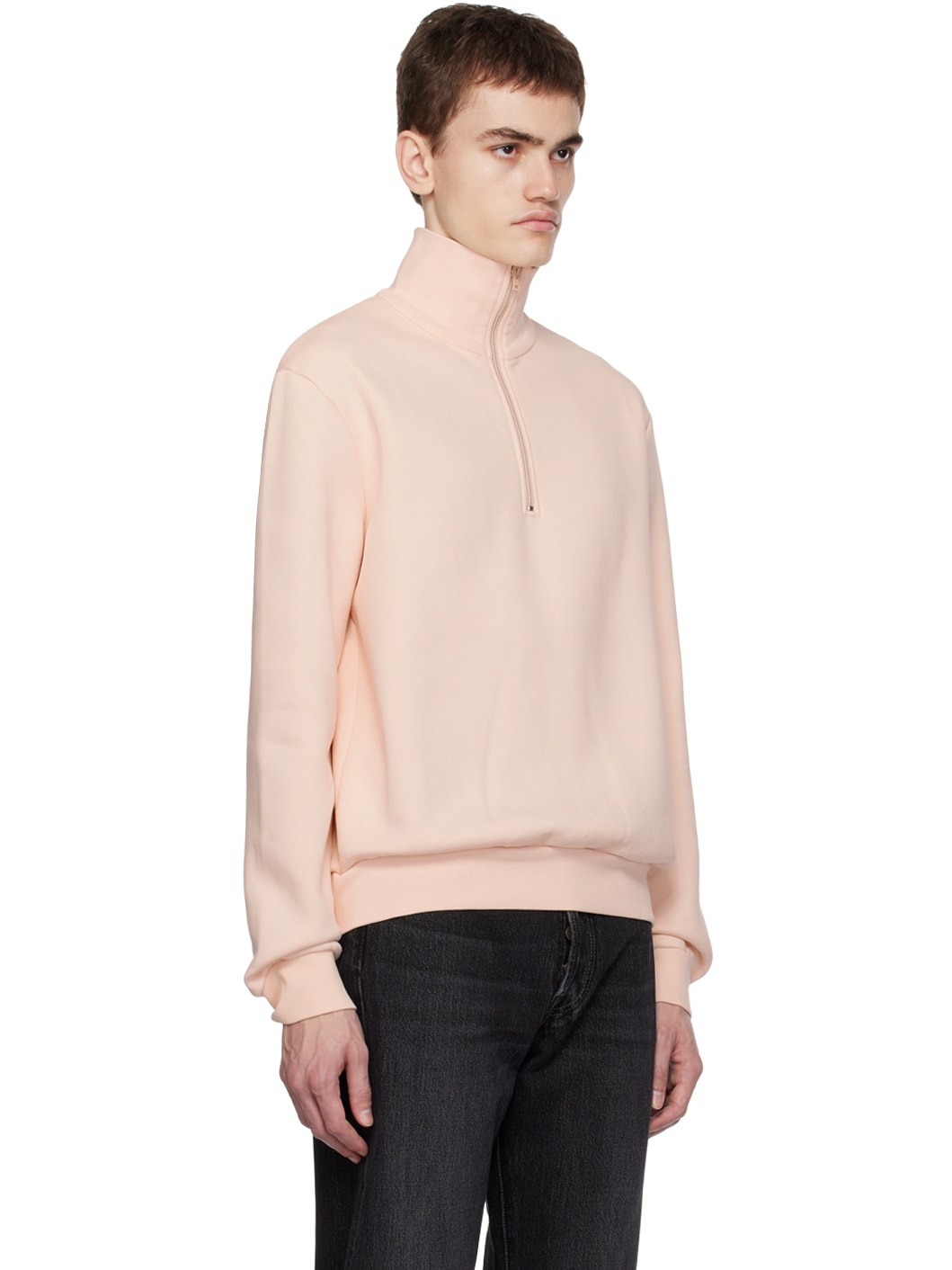 Pink Zippered Sweater - 2