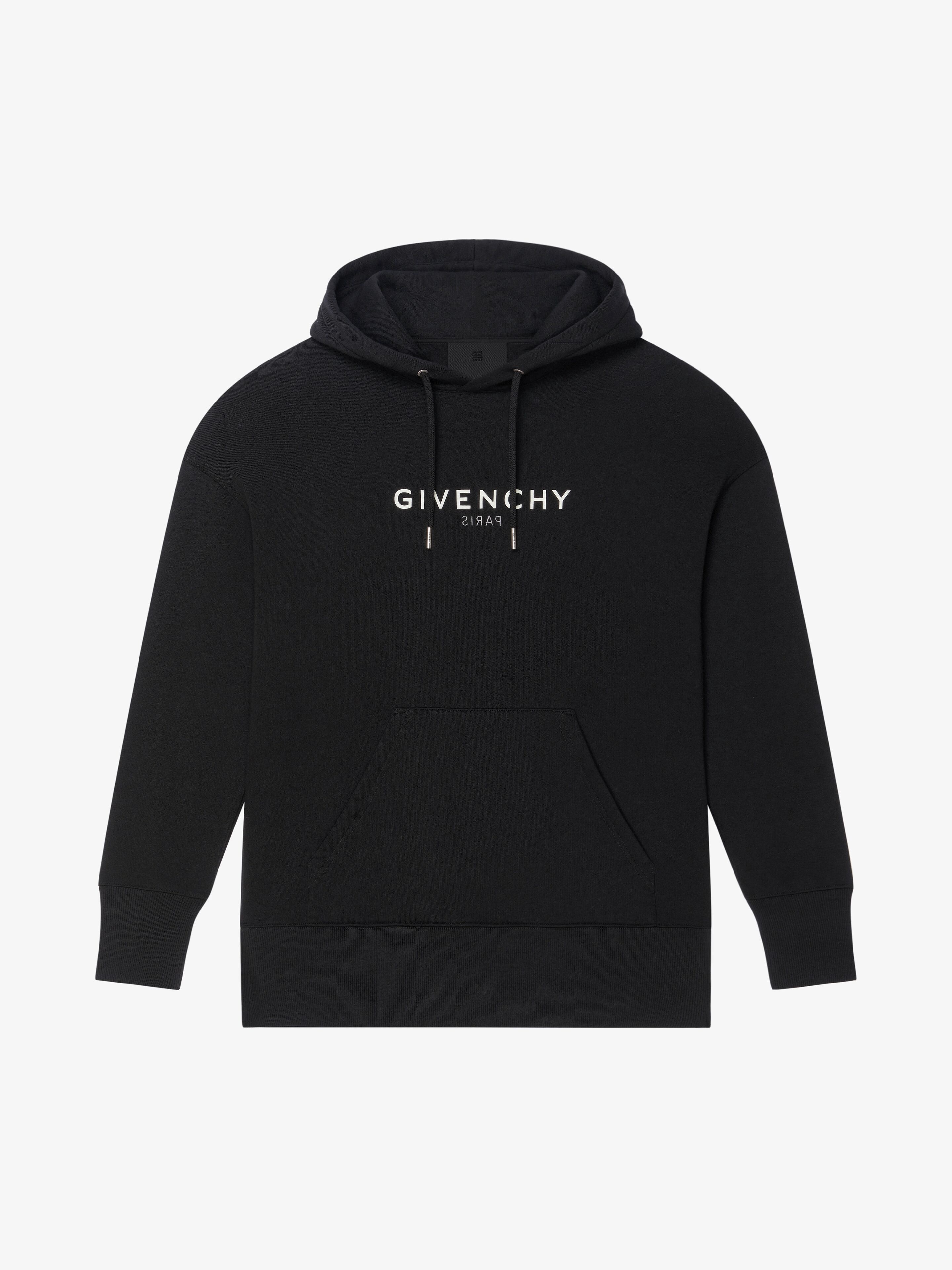GIVENCHY REVERSE OVERSIZED HOODIE IN FLEECE - 1