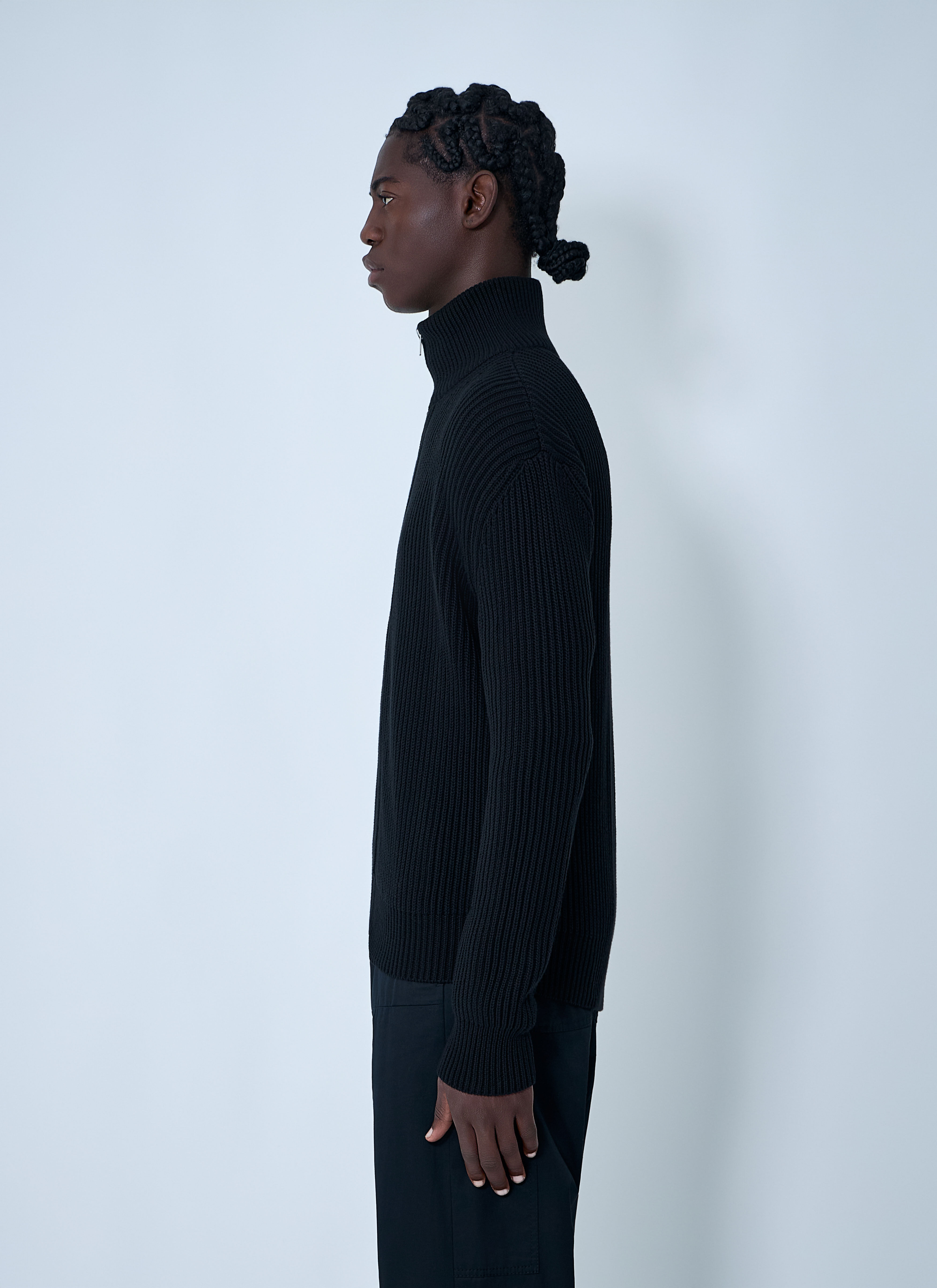 Rib Knit Sweater - 3