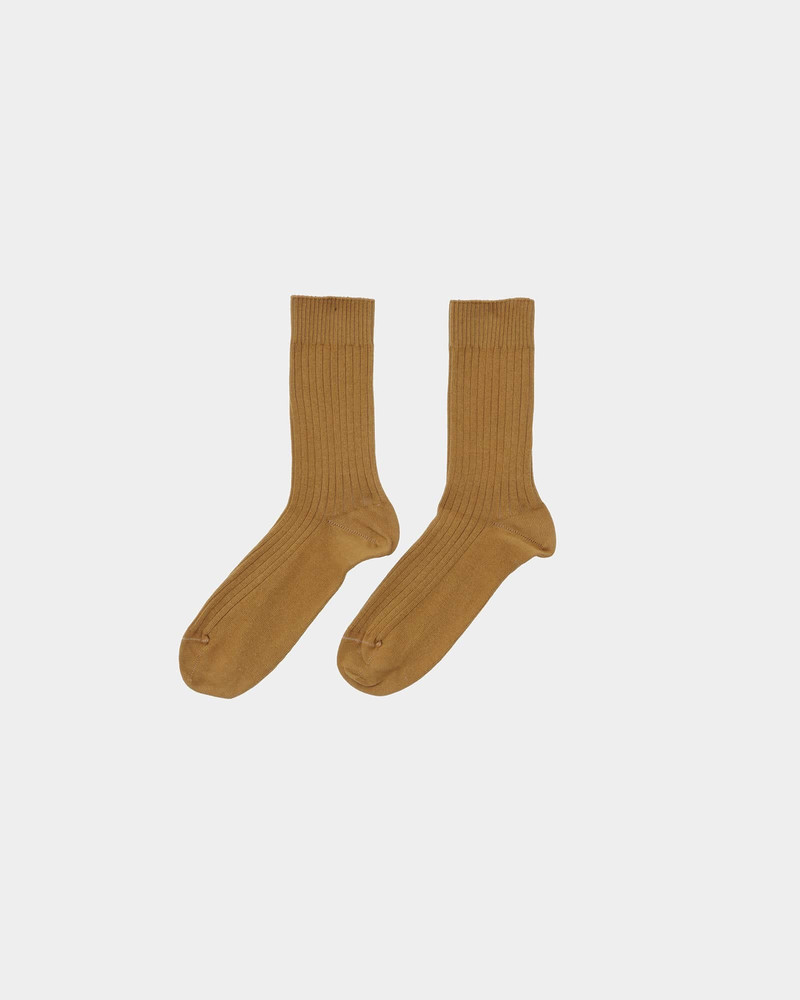Rib Overankle Socks - Organic Cotton Rib 4