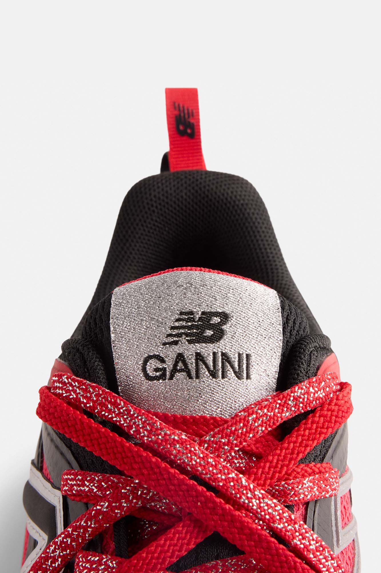 GANNI X NEW BALANCE RED FFT TRAINERS - 9