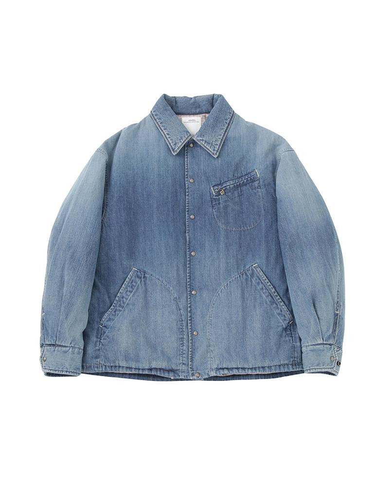 SS COACH DOWN COVERALL DMGD LT.INDIGO 1