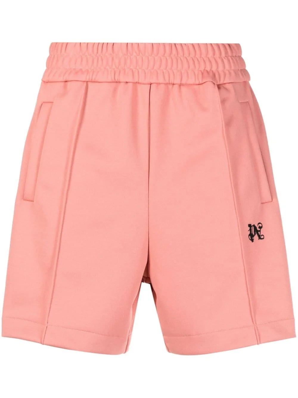 logo-embroidered track shorts - 1