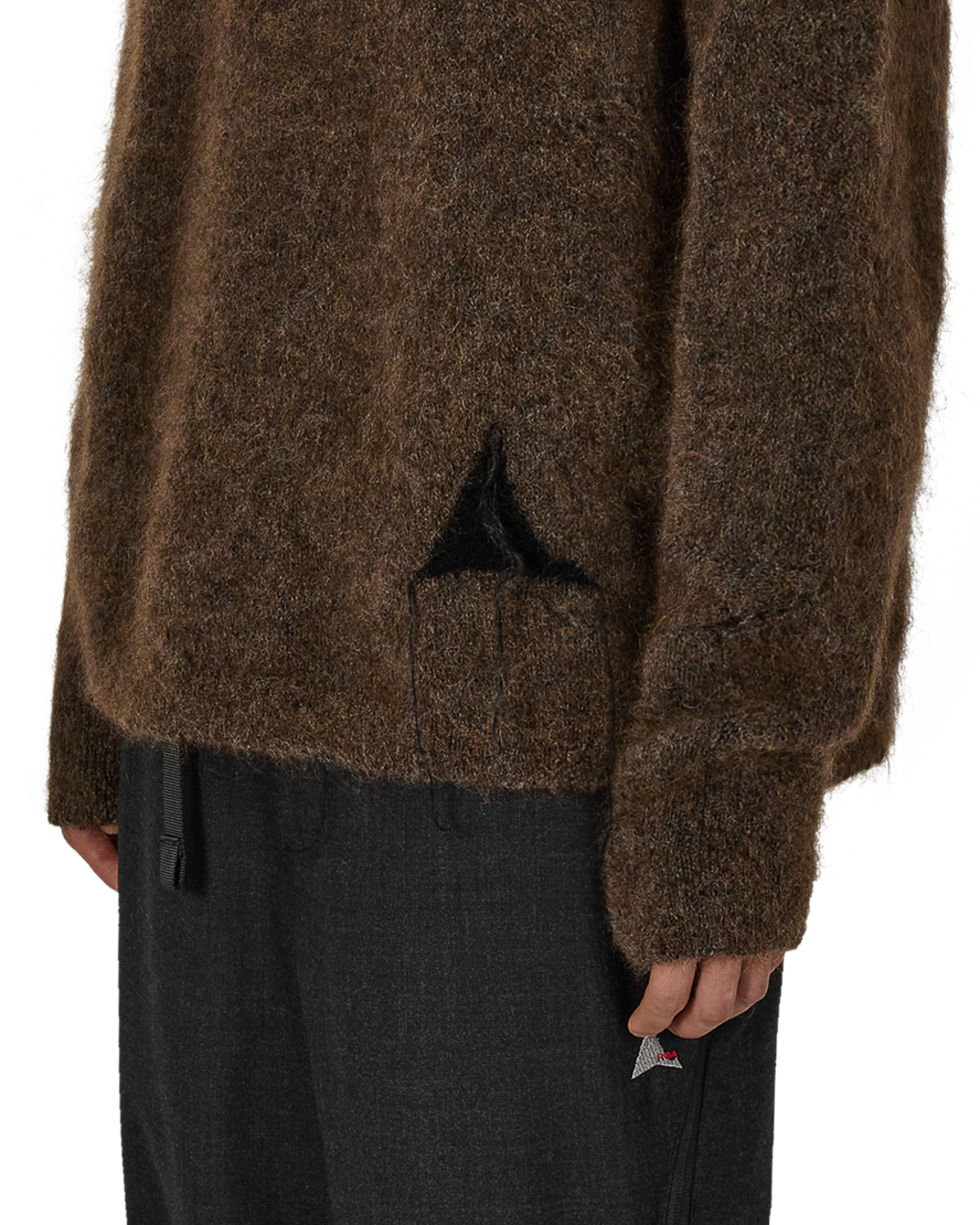 Dropstitch Mohair Knit Crewneck - 6