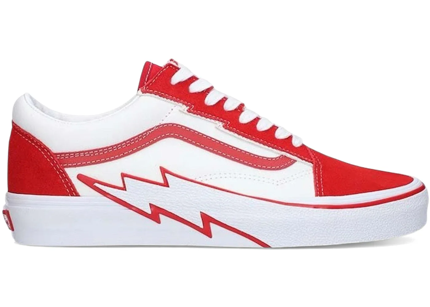 Vans Old Skool Bolt Red White - 1