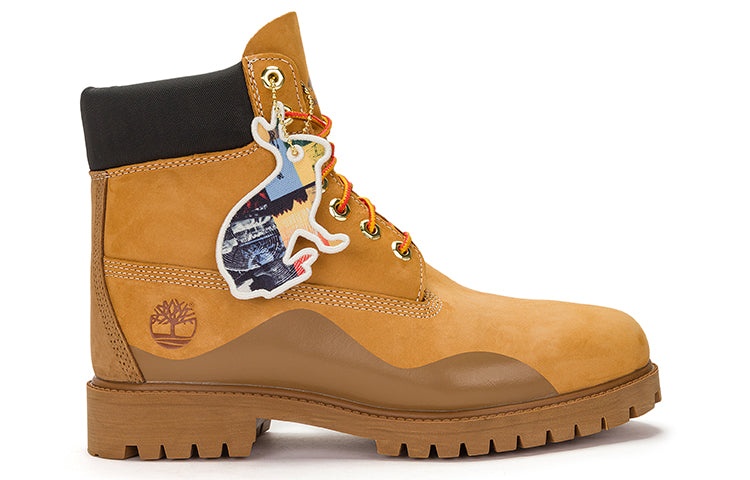Timberland Heritage 6 Inch Waterproof Boot 'Wheat Nubuck with Brown' A5UUHW - 2