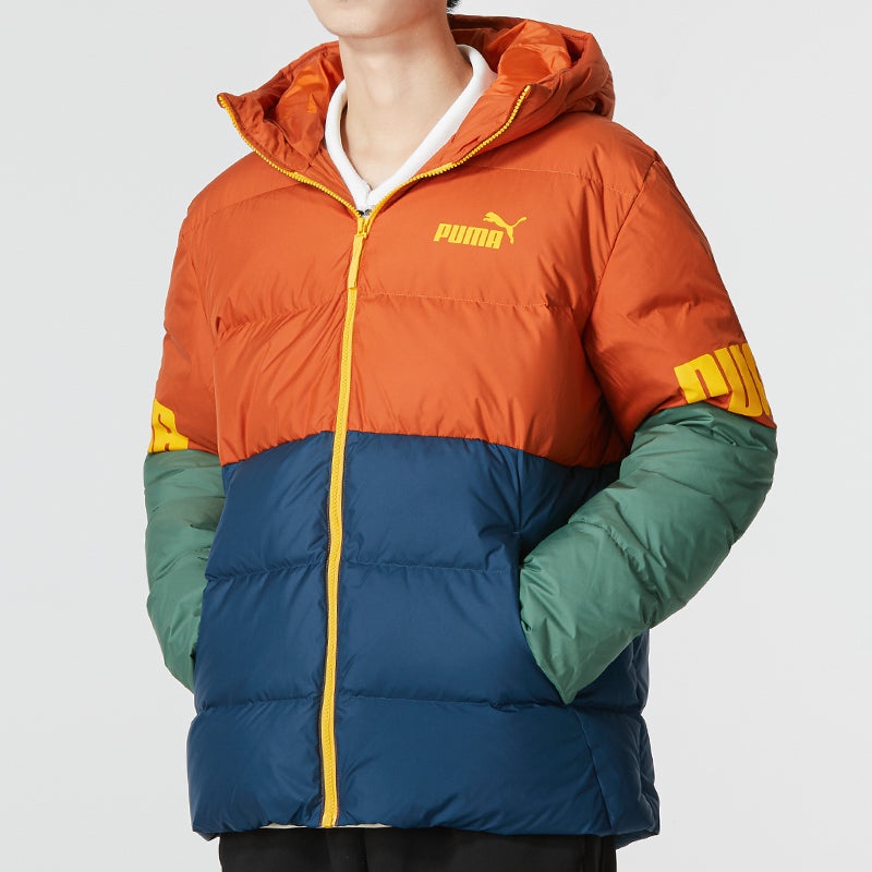 PUMA Power Down Hooded Jacket 'Orange' 676032-64 - 3