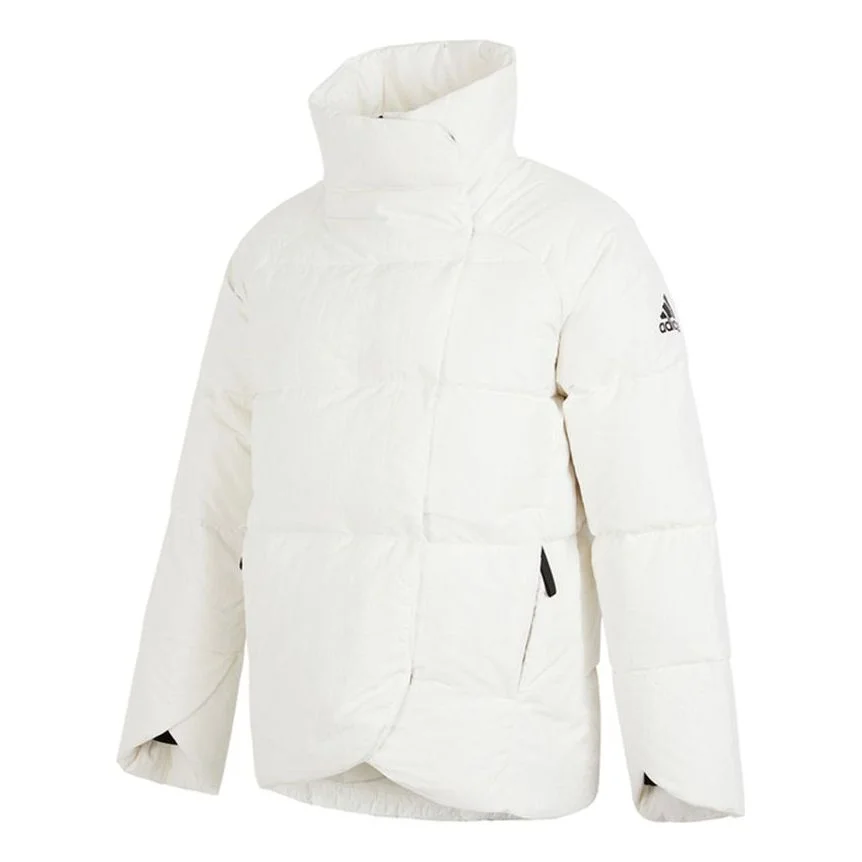 (WMNS) adidas Big Baffle Jacket 'White' GT6542 - 1