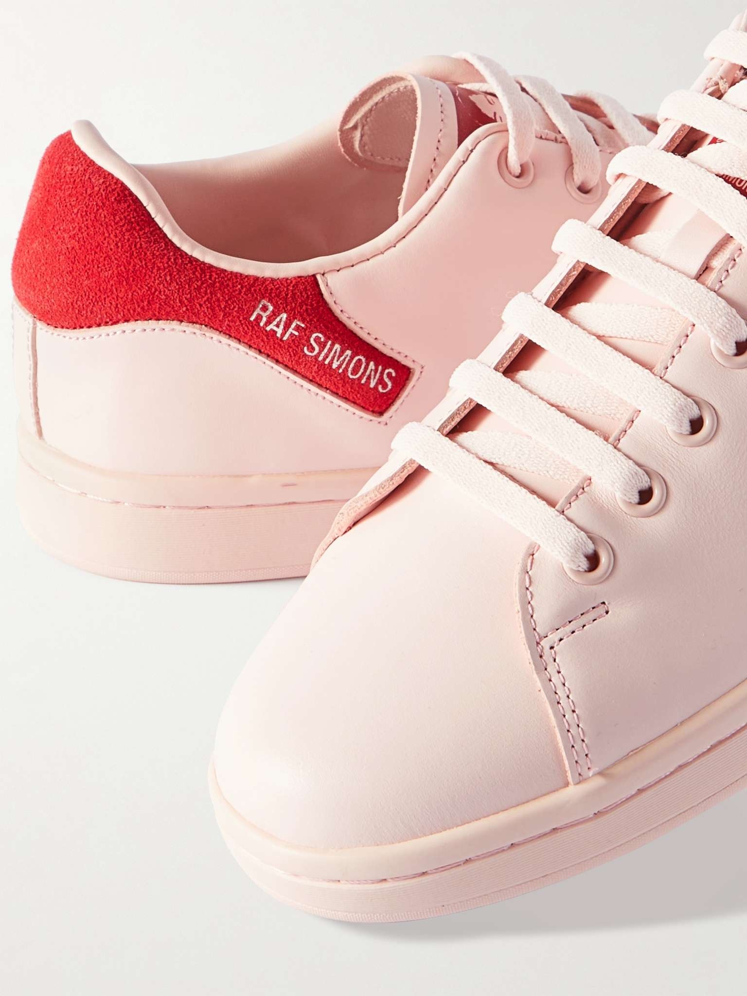 Orion Suede-Trimmed Leather Senakers - 6