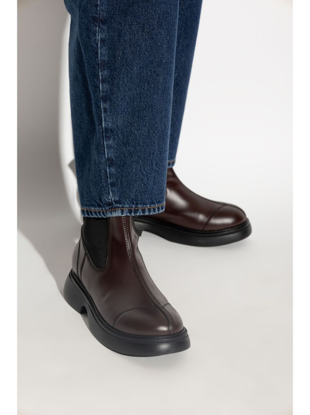leather ankle boots - 2