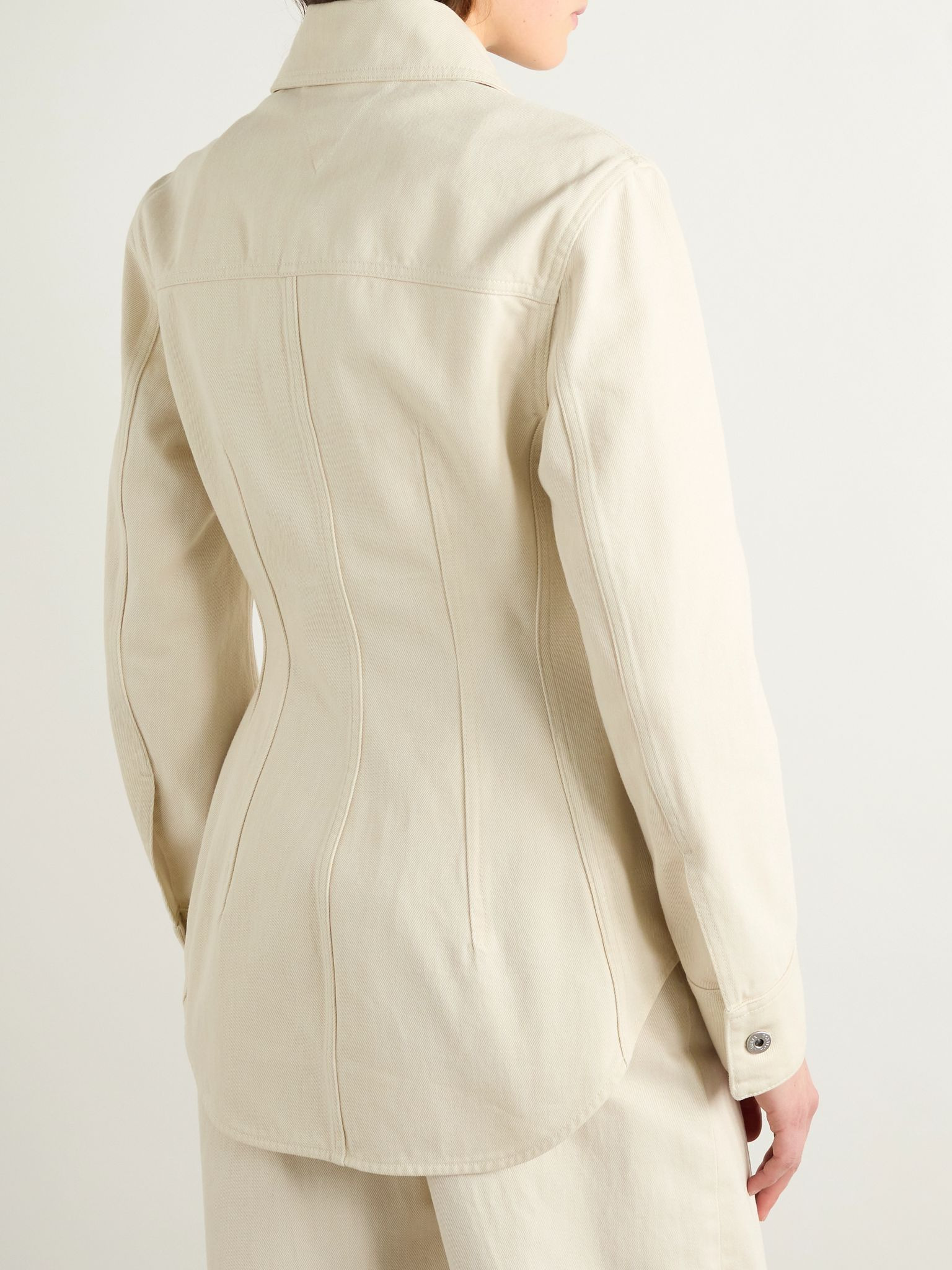 Denim jacket Cream - 4