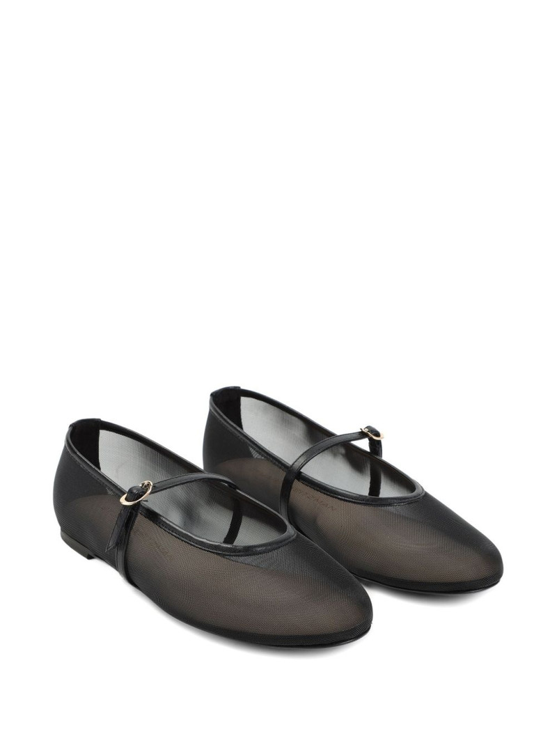 Stuart Weitzman leather ballerina shoes outlook