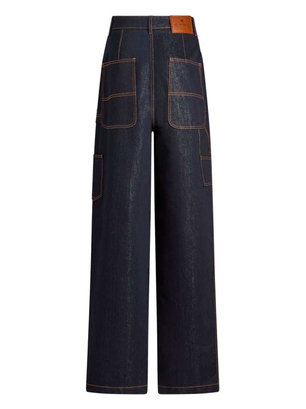 lurex-detail jeans - 2