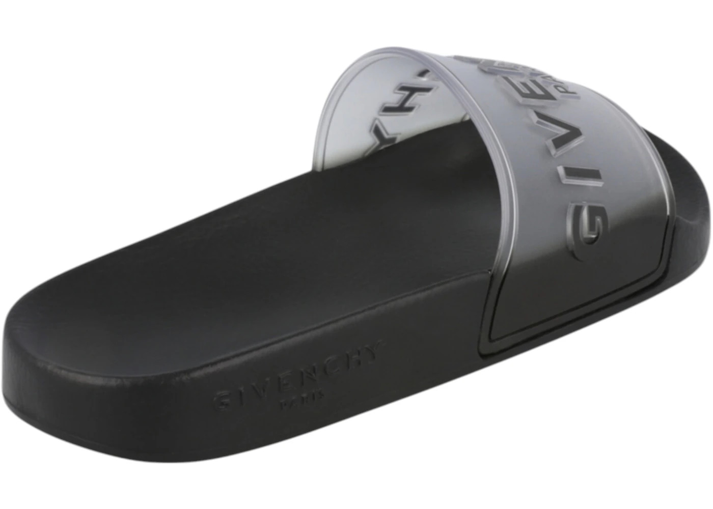 Givenchy Logo Slide Sandals White Black (Women's) - 3