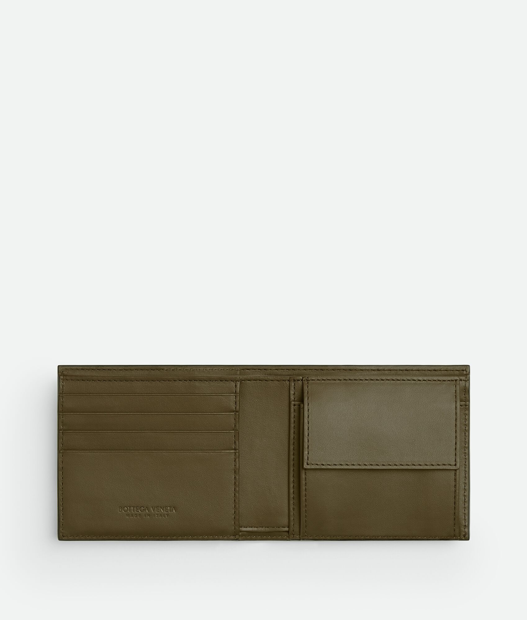 Intrecciato Bi-Fold Wallet With Coin Purse - 2