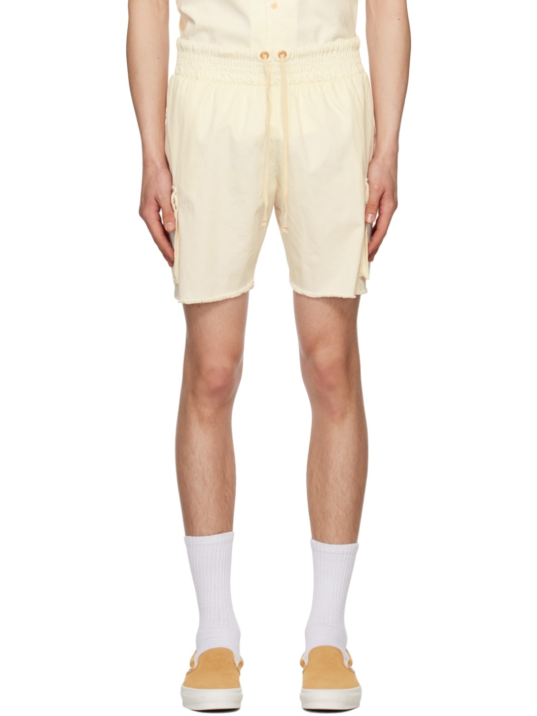 Off-White Cargo Pocket Shorts - 1